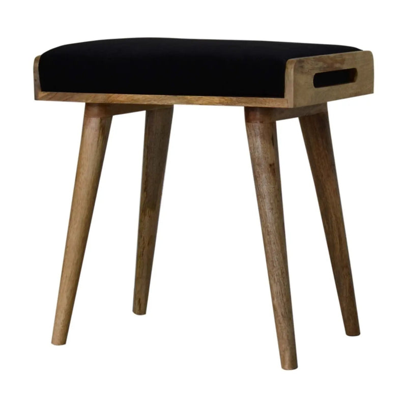 Tray Style Footstool - Black by HouseOfZazla