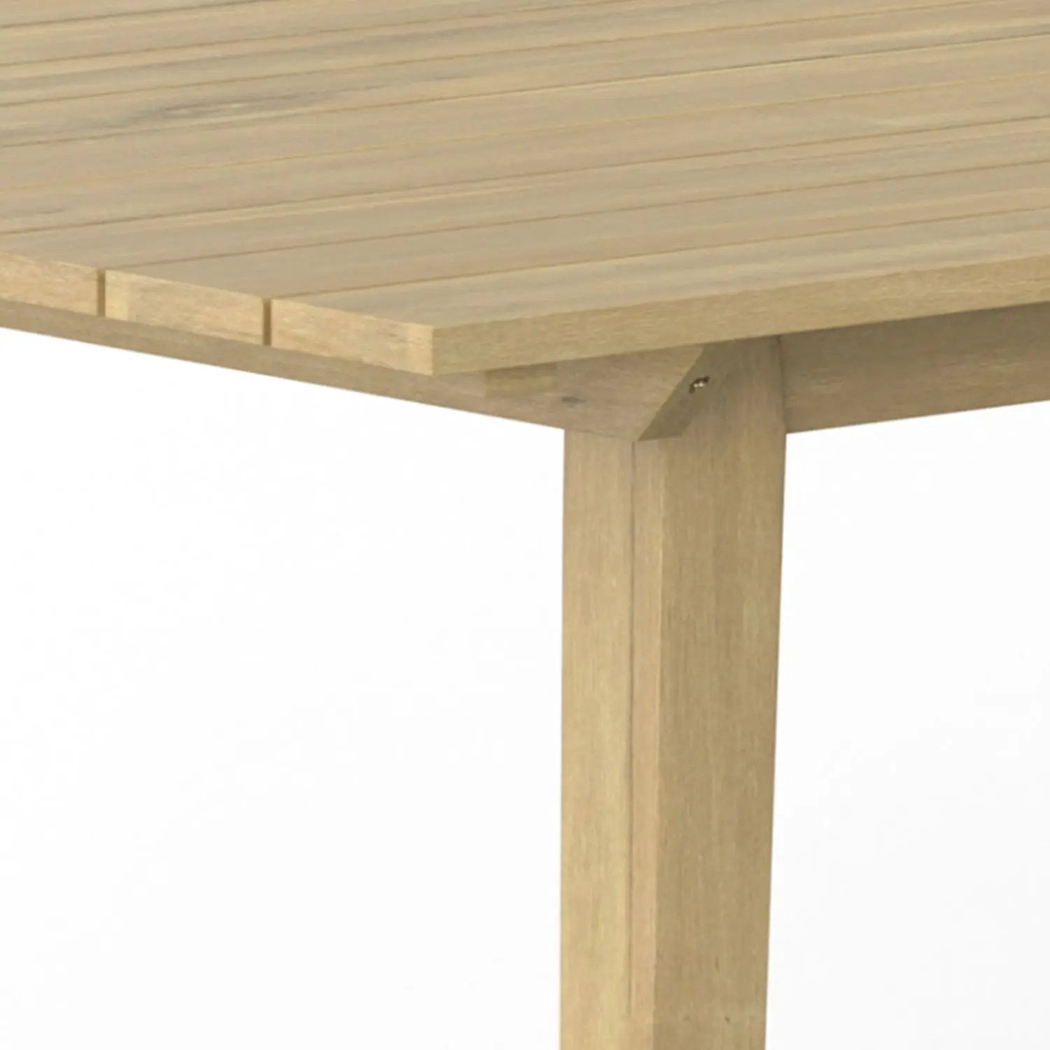 Kona - Outdoor Dining Table - Light Teak by HouseOfZazla
