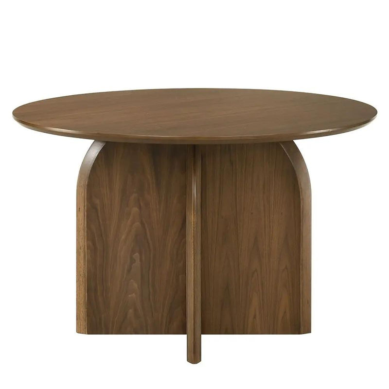 Delmon - Round Dining Table - Dark Walnut by Unique Piece Furniture