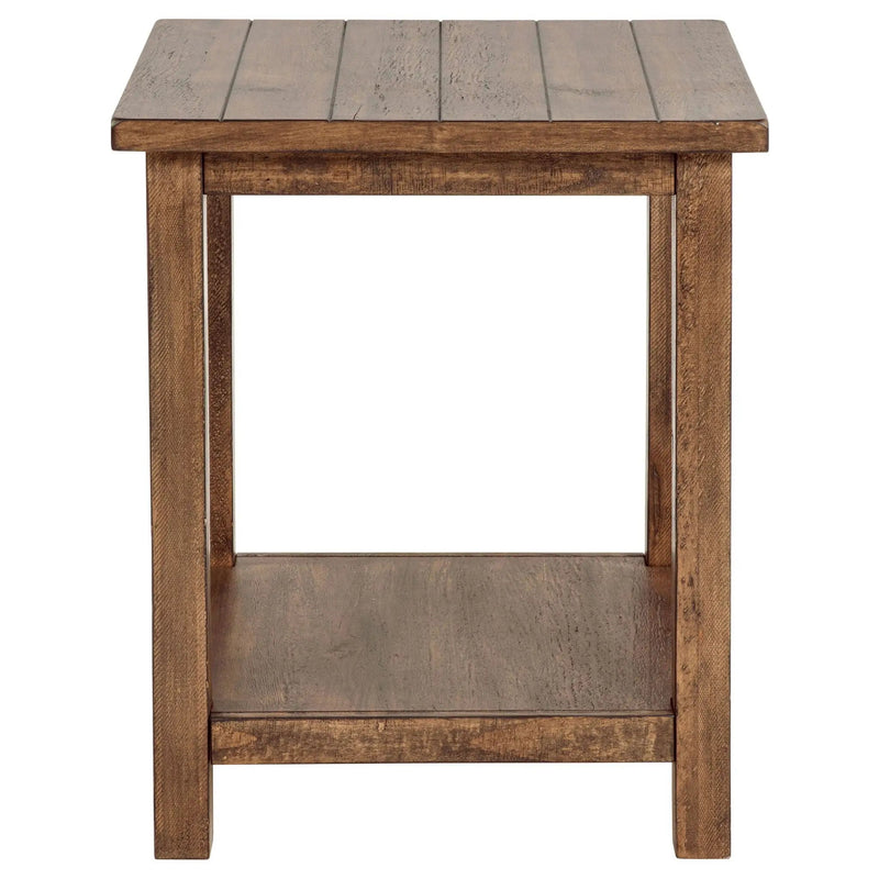 Payne 3-piece Coffee and End Table Set Distressed Brown by Unique Piece Furniture