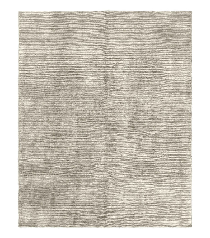 Tibetan Rug 8x10 Taupe Handmade Wool Modern Contemporary Carpet by Jewel Rugs