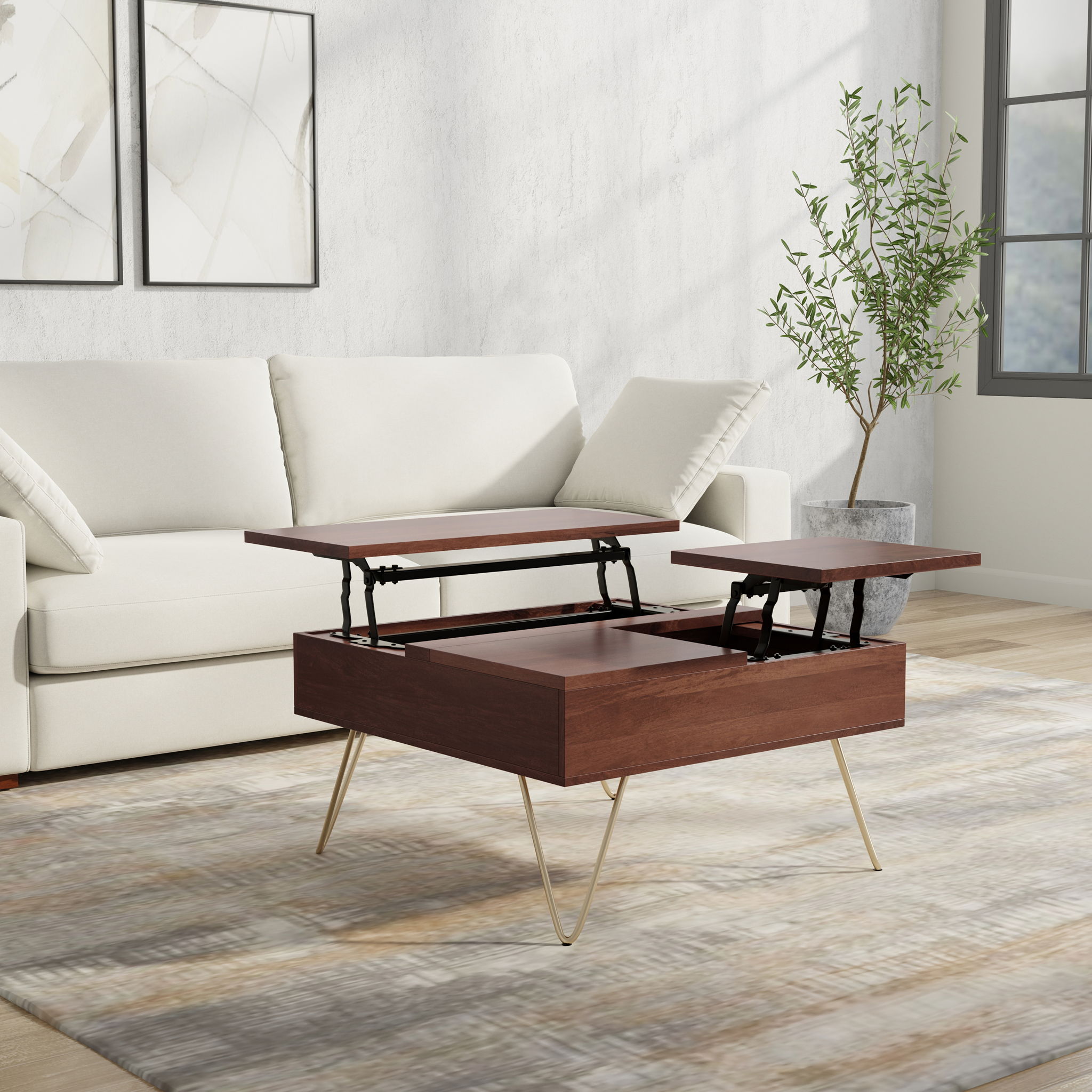 Hunter - Handcrafted Lift Top Coffee Table by HouseOfZazla