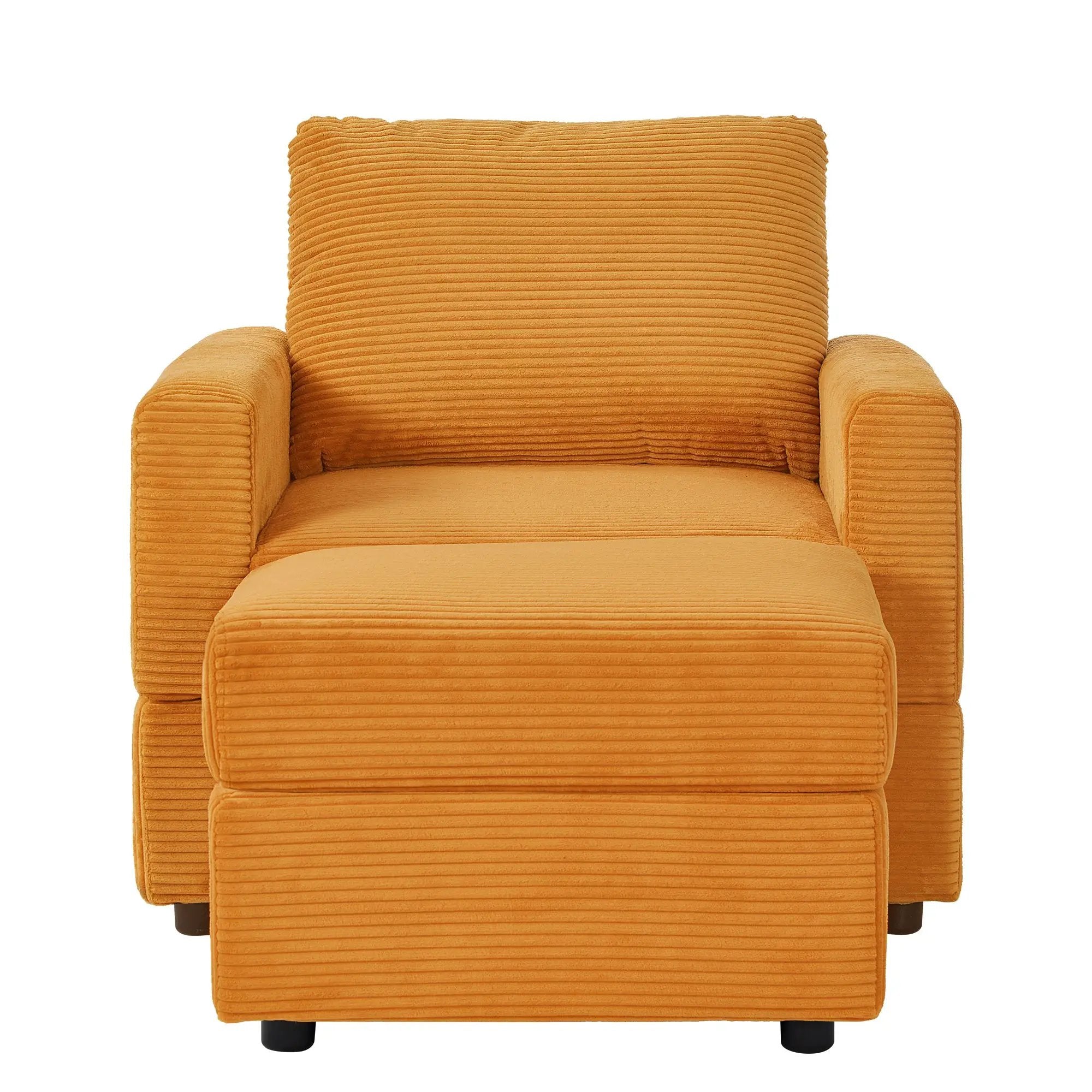 Classic Corduroy Chaise Lounge by HouseOfZazla