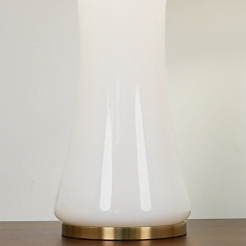 Cascade - Lamp Base Table Lamp - Beige / Gold / White by HouseOfZazla