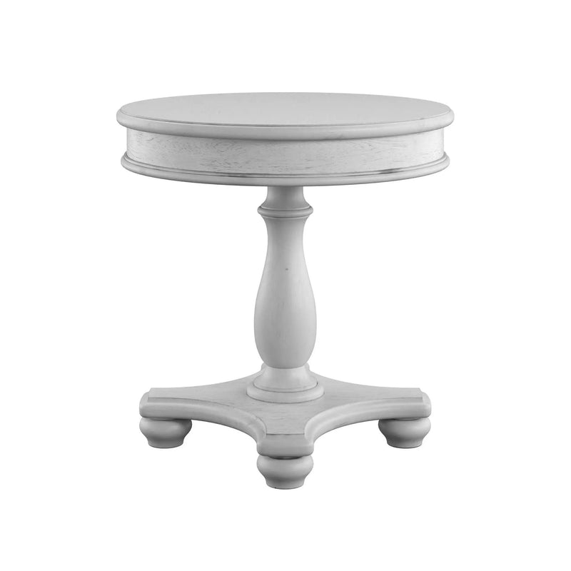 Round End Table - Gray by HouseOfZazla