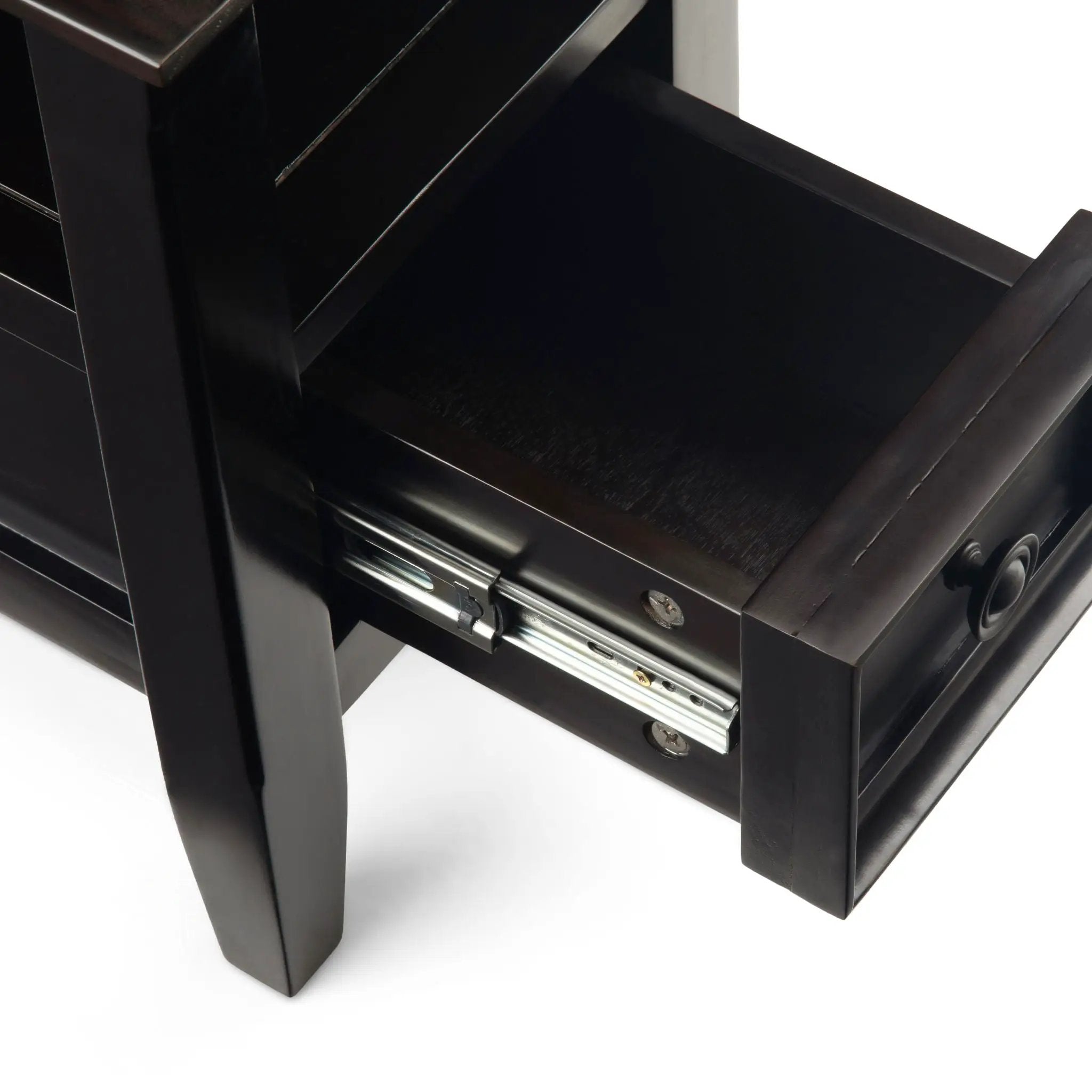 Amherst - Narrow Side Table - Hickory Brown by HouseOfZazla