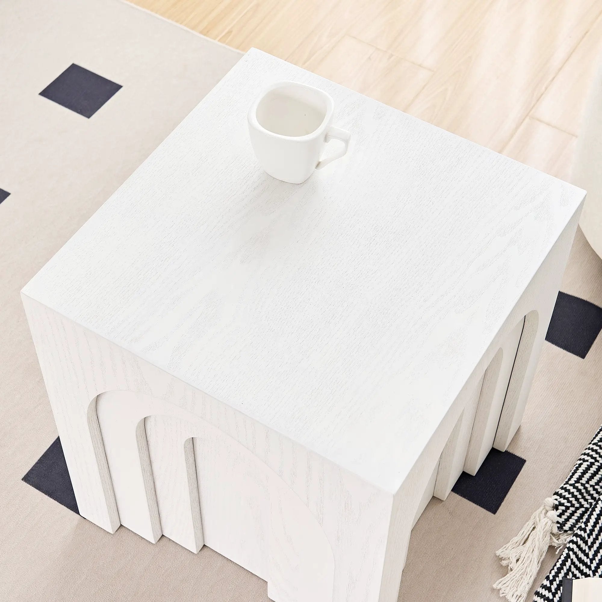 15.74'' Square Side Table by HouseOfZazla