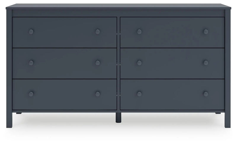 Simmenfort - Six Drawer Dresser - Navy Blue by Unique Piece Furniture