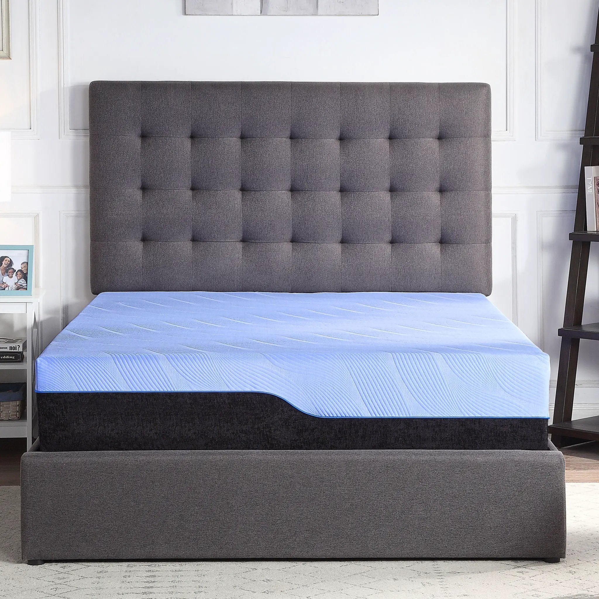 12" Refresh Hybrid Cooling GelCare Memory Foam And Coil Mattress by HouseOfZazla