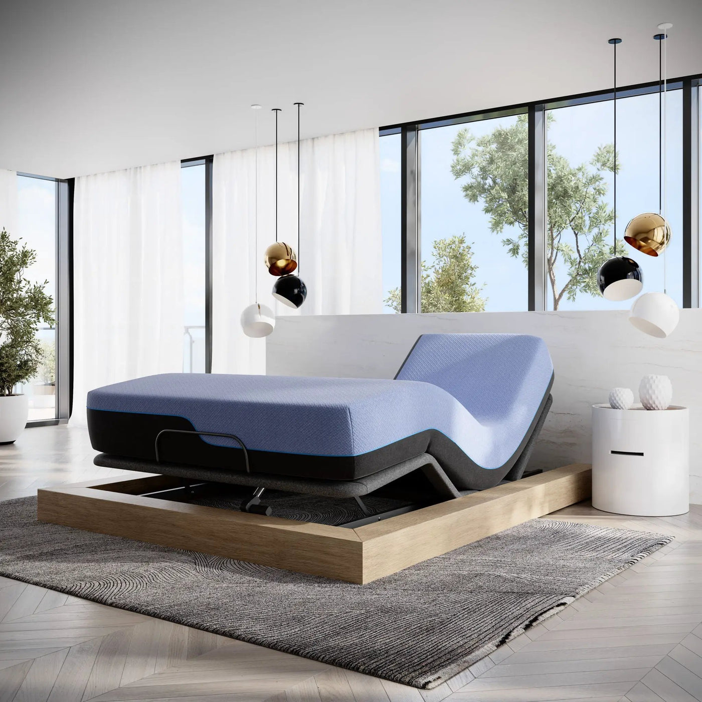 12" Refresh Flex Head Hybrid Cooling Fast Responding Latex Foam & Coil Mattress by HouseOfZazla