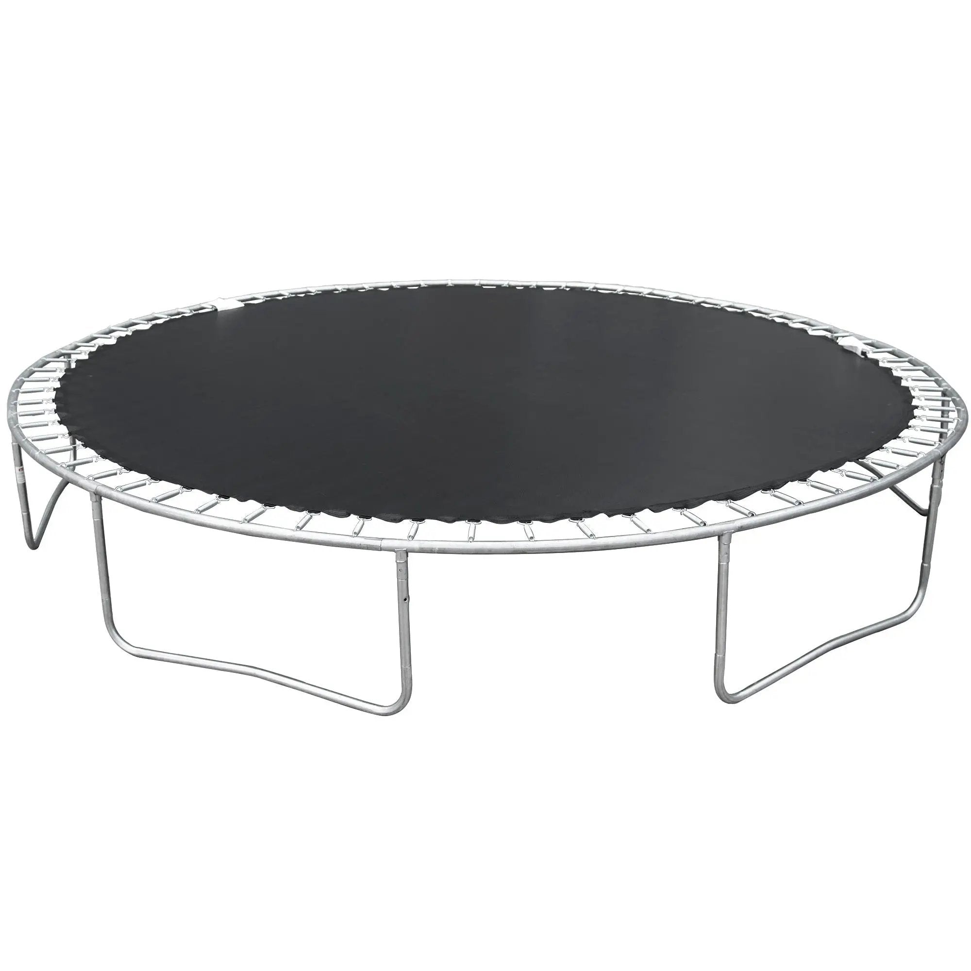 14Ft Trampoline For Adults & Kids With Basketball Hoop, Outdoor Trampolines With Ladder And Safety Enclosure Net For Kids And Adults, Double-Side Color Cover - Blue by HouseOfZazla