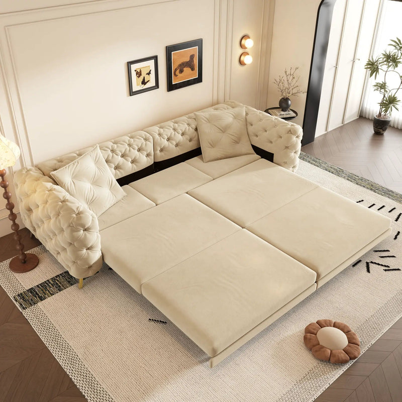 3-In-1 Convertible Sleeper Sofa by HouseOfZazla