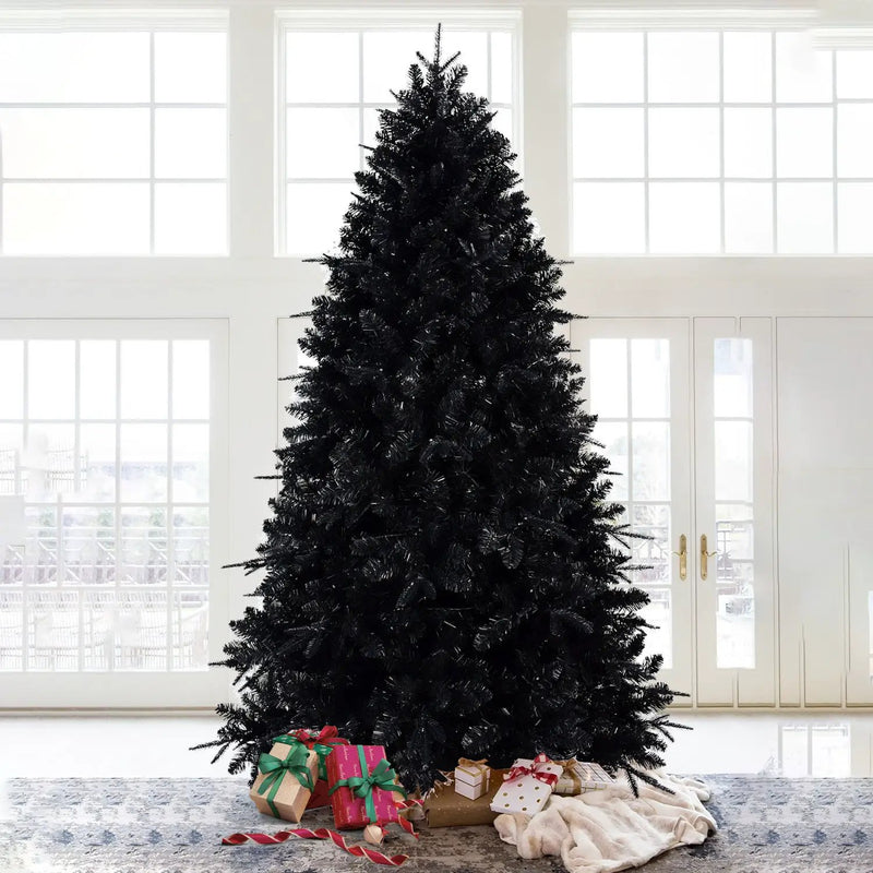 The 6-Foot Pre-Lit Black Christmas Tree by HouseOfZazla