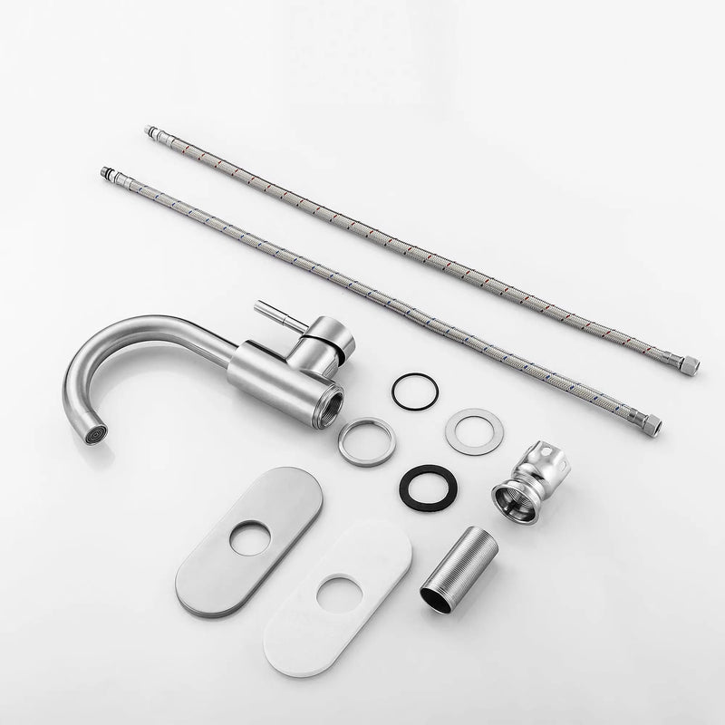 Modern Bathroom Faucet Single Hole Single Handle by HouseOfZazla