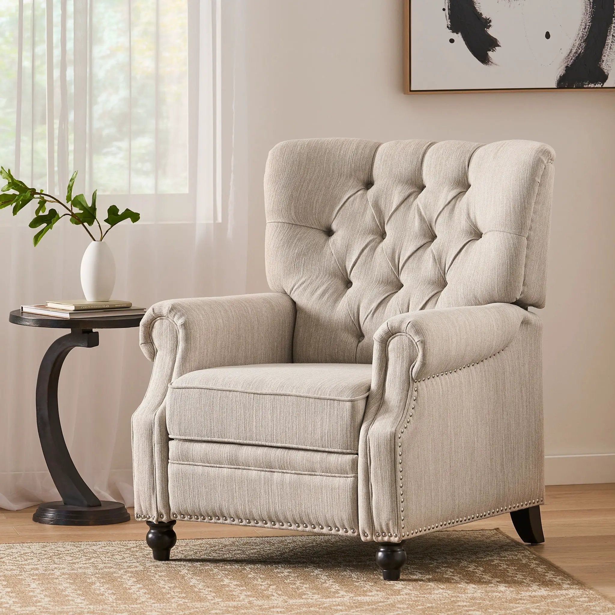 Welch - Contemporary Tufted Pushback Recliner by Unique Piece Furniture