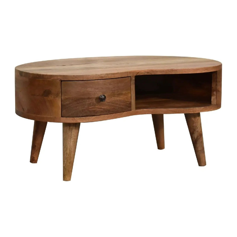 Wave Coffee Table With 1 Drawer by Unique Piece Furniture