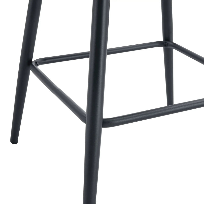 Bar Chair Set Comfortable With Metal Legs And Ergonomic Design by HouseOfZazla
