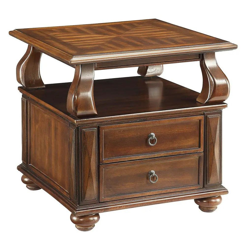 Amado - End Table - Walnut by Unique Piece Furniture