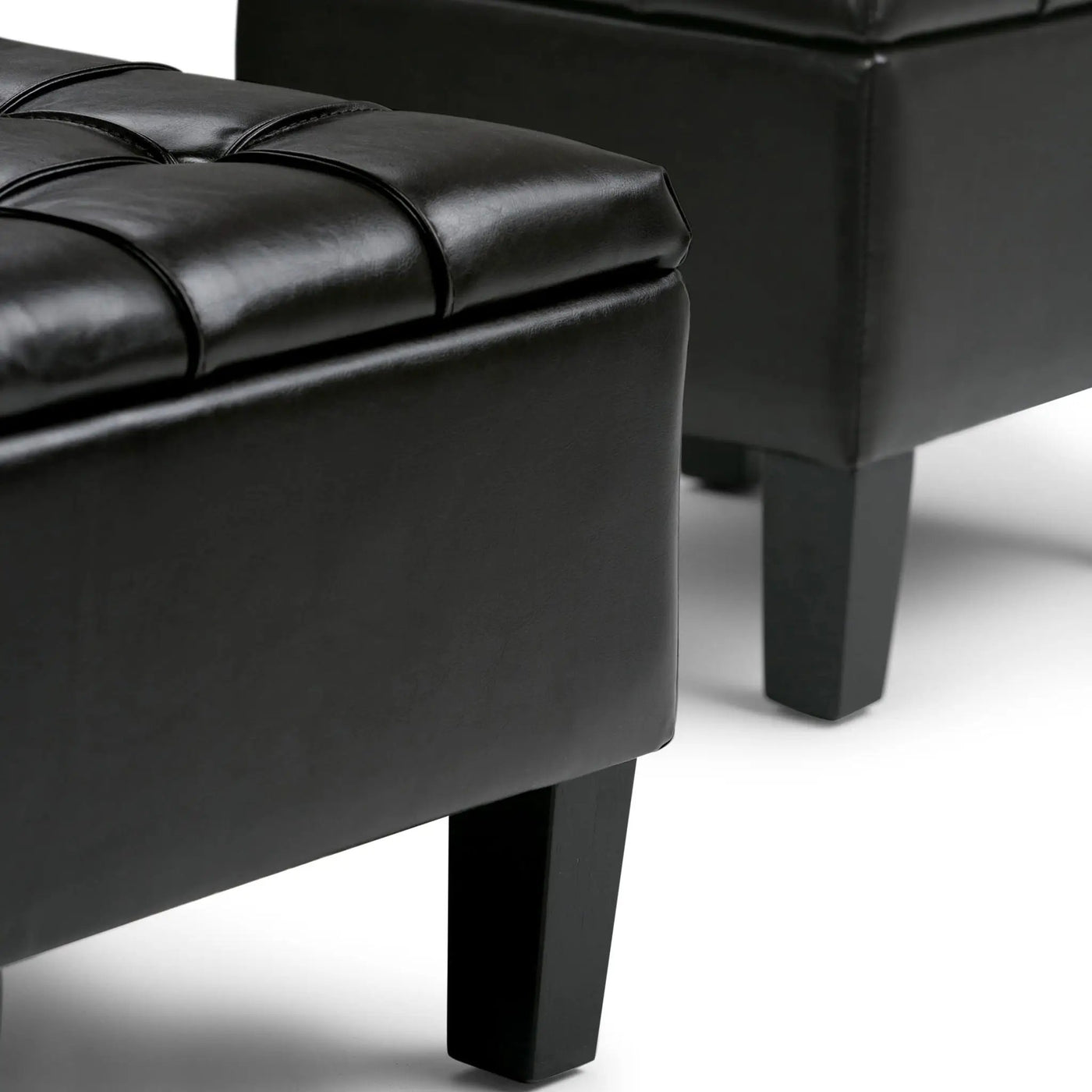 Dover - 3 Piece Storage Ottoman Contemporary Design by HouseOfZazla