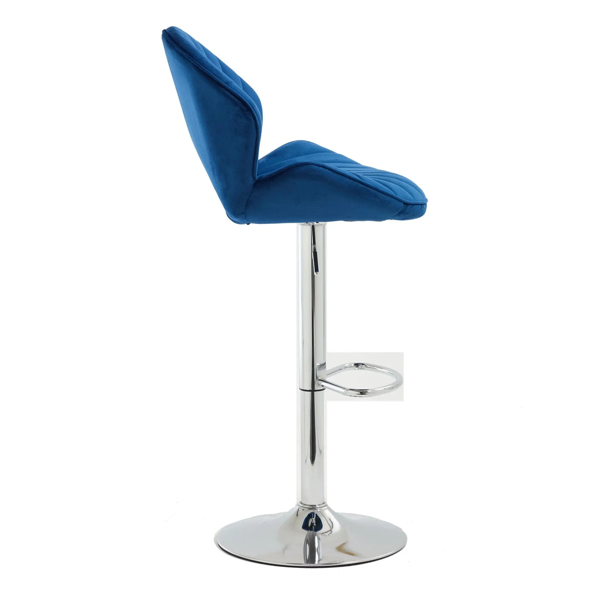 Bar Stools Set of 2 - Adjustable Barstools with Back and Footrest by HouseOfZazla