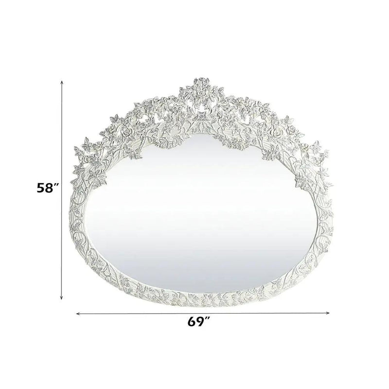 Vanaheim - 58" Mirror - Antique White by Unique Piece Furniture