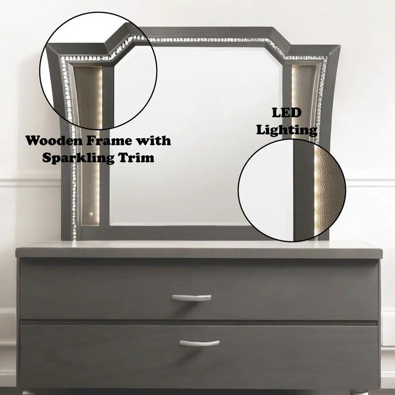 Kaitlyn - Mirror (LED) by Unique Piece Furniture