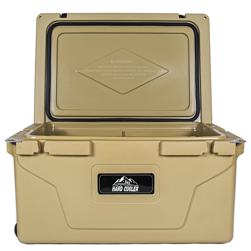 110 Quart Khaki Rotomolded Insulated Ice Chest by HouseOfZazla