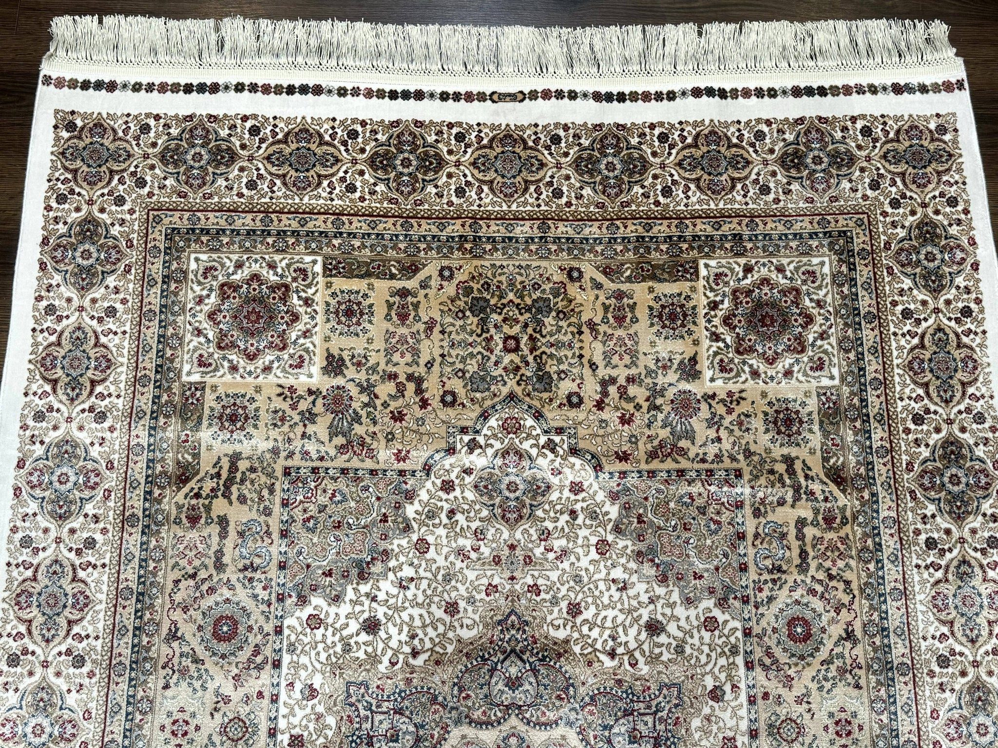 Turkish Memluk Silk Rug 4x6, Hereke Carpet, Bamboo Silk, New by Jewel Rugs