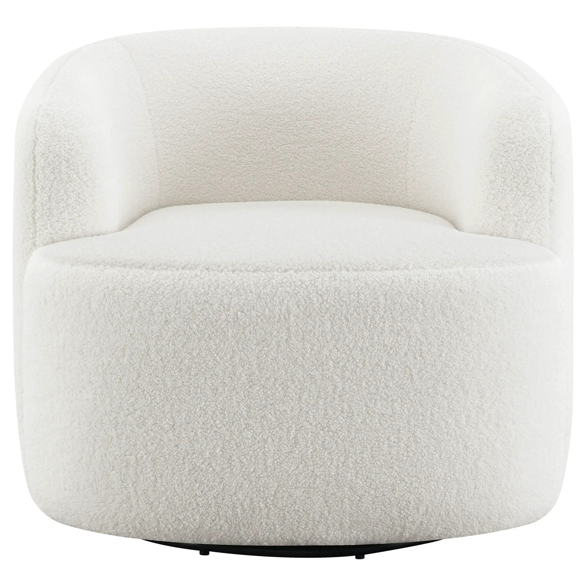 Denae - Upholstered Swivel Chair - Ivory by HouseOfZazla