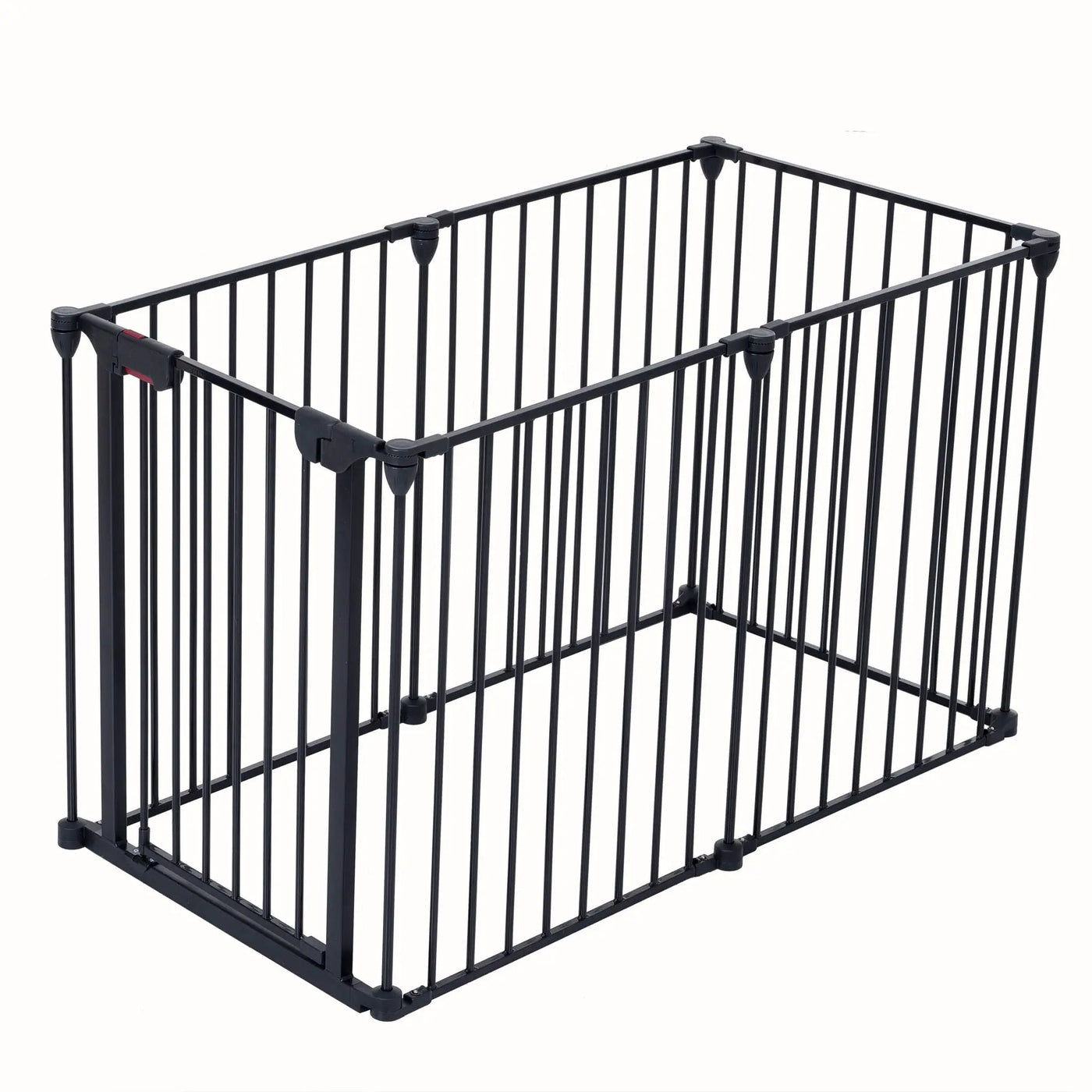 Adjustable Safety Gate Play Yard Metal Doorways Fireplace Fence Christmas Tree Fence Gate For House Stairs Gate Prohibited Area Fence by HouseOfZazla