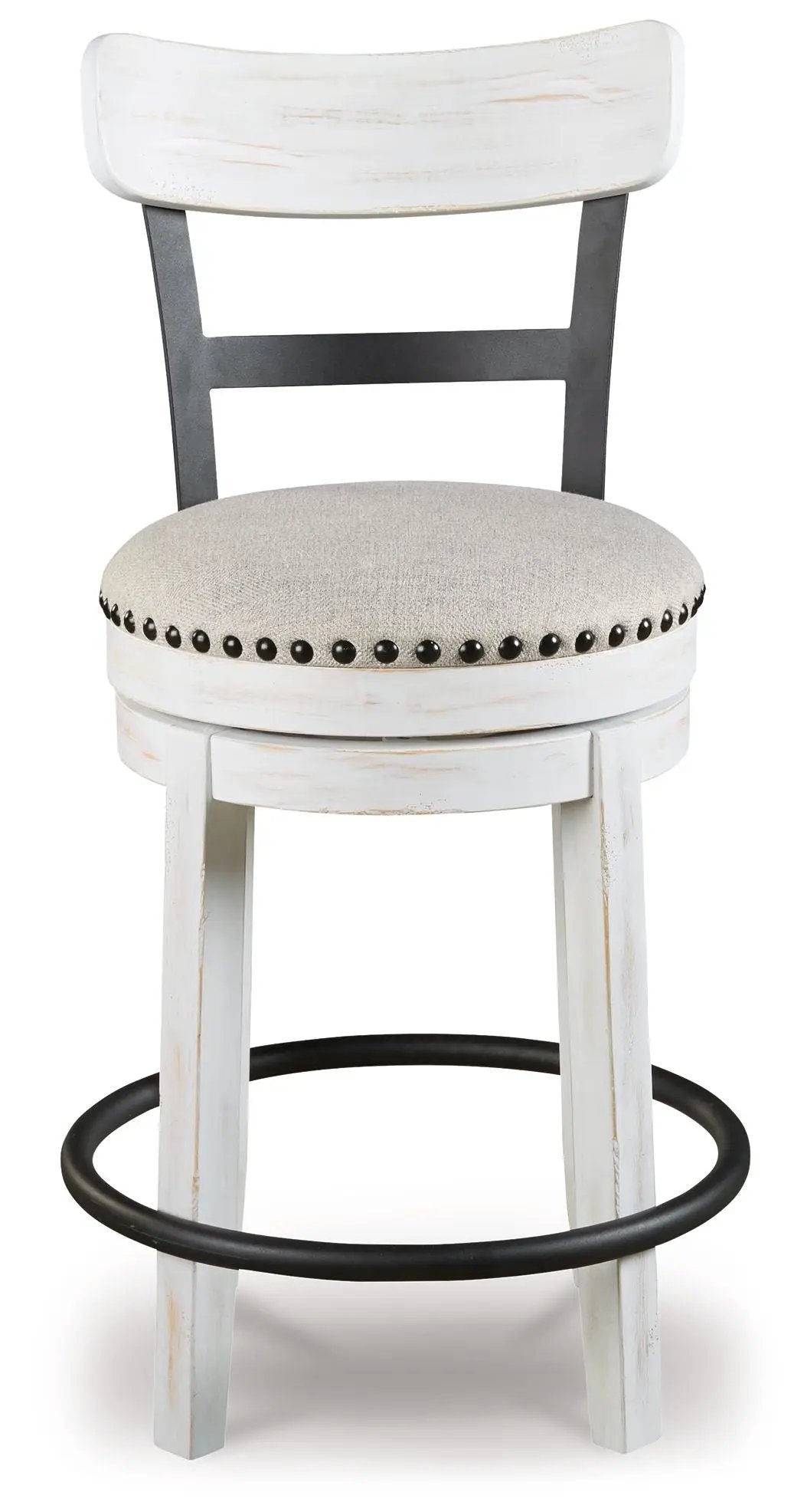 Valebeck - Full Back Swivel Stool by Unique Piece Furniture