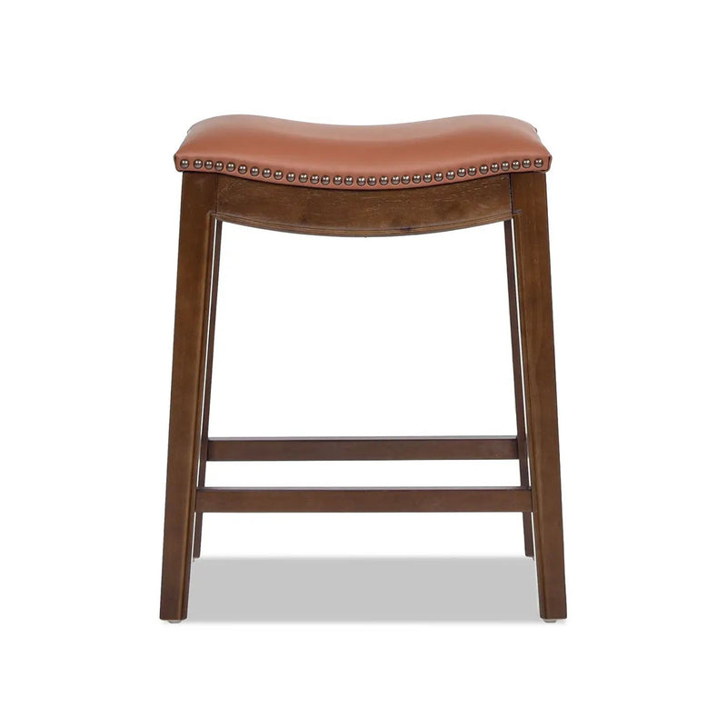 Barlow - Backless Saddle Counter Stool - Brown by Unique Piece Furniture