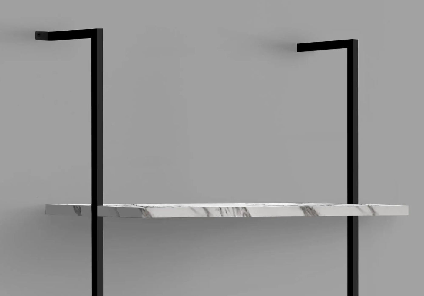 Bookshelf, Bookcase, Etagere, Ladder, 5 Tier, For Office, Marble Look Contemporary & Modern by Unique Piece Furniture