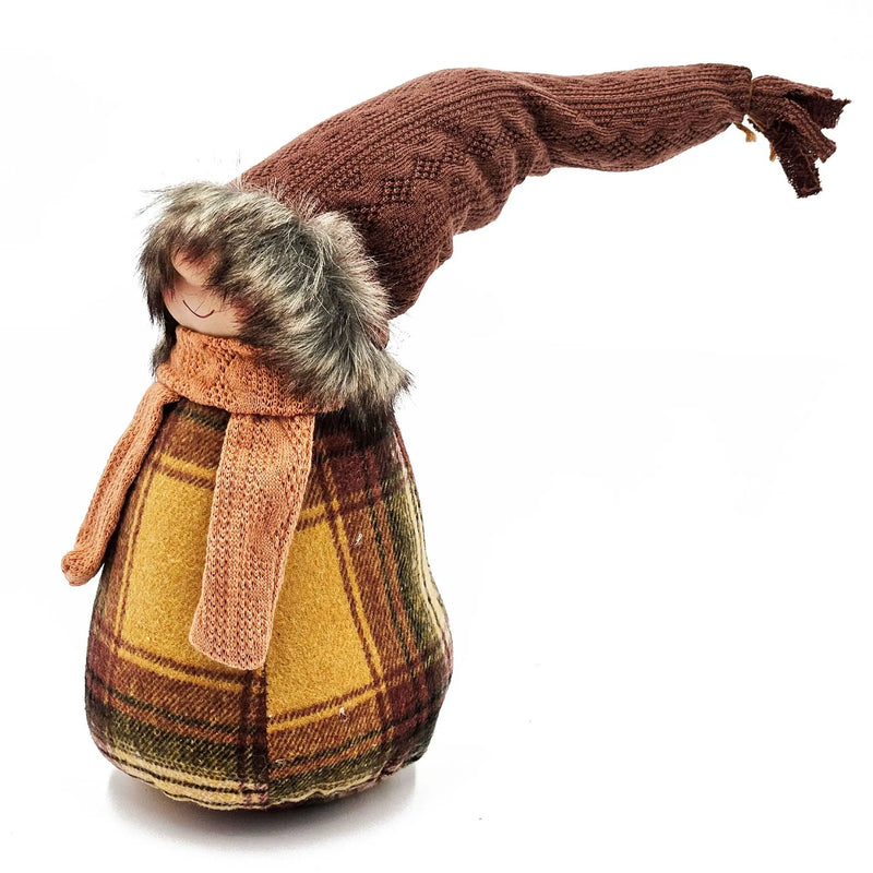 Gnomes Decorations For Fall Thanksgiving Table Decorations (Set of 2) - Brown / Yellow by HouseOfZazla