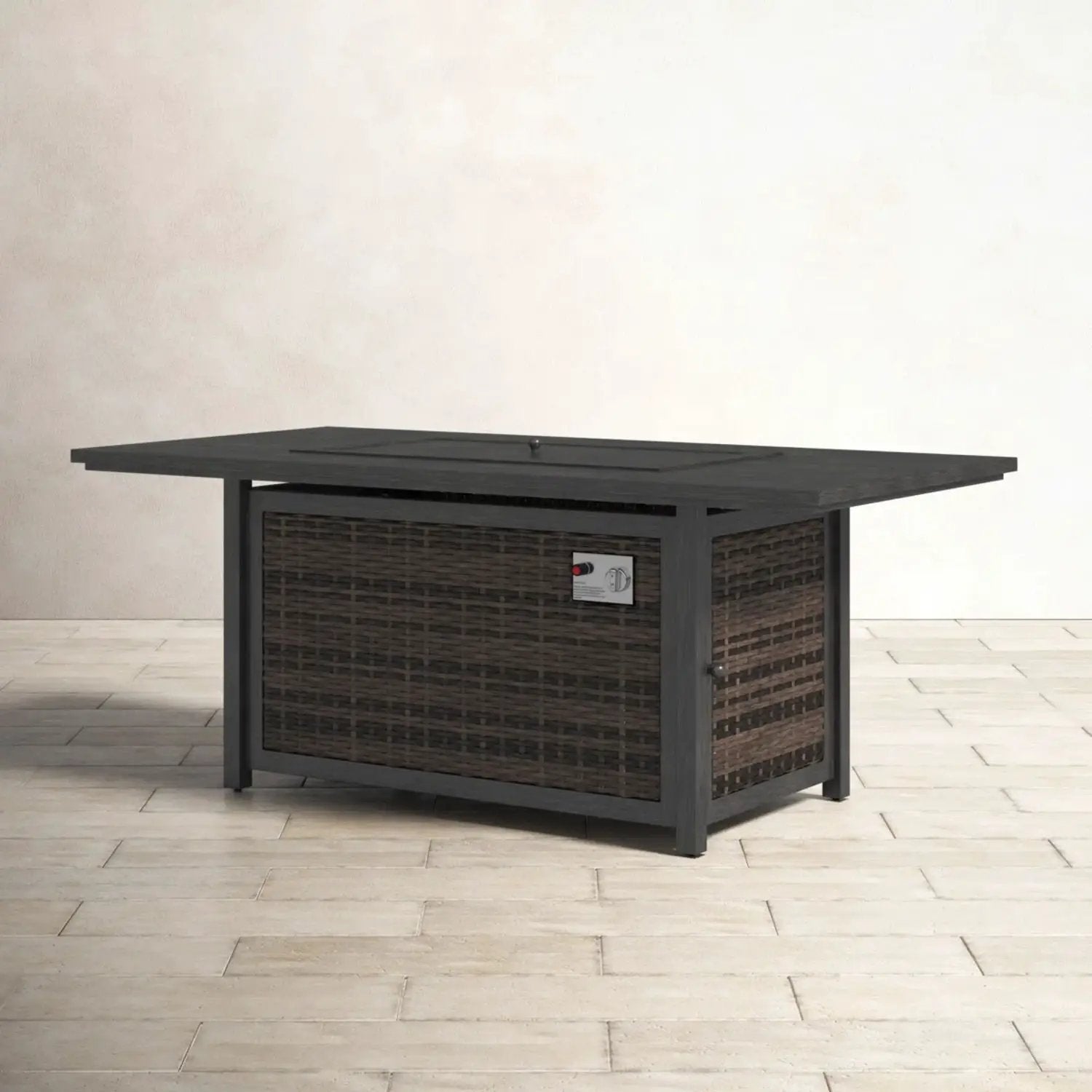 Propane Fire Pit Table - Espresso by Unique Piece Furniture