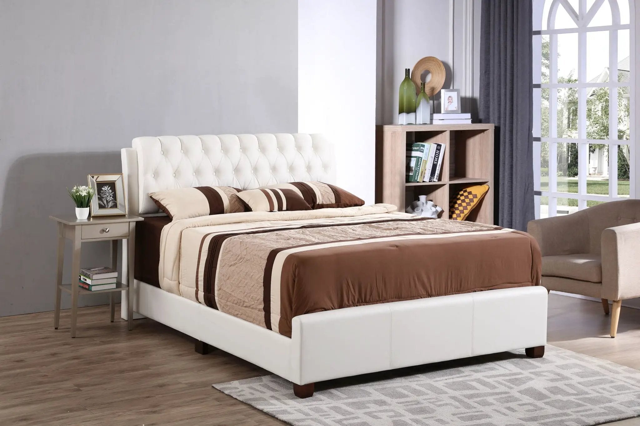 Tufted Upholstered Bed by HouseOfZazla