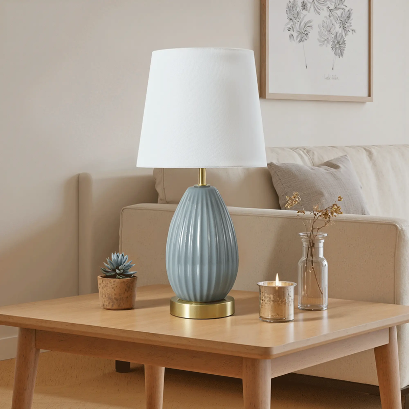 18-Inch Table Lamp Set of 2 with E26 Socket by HouseOfZazla