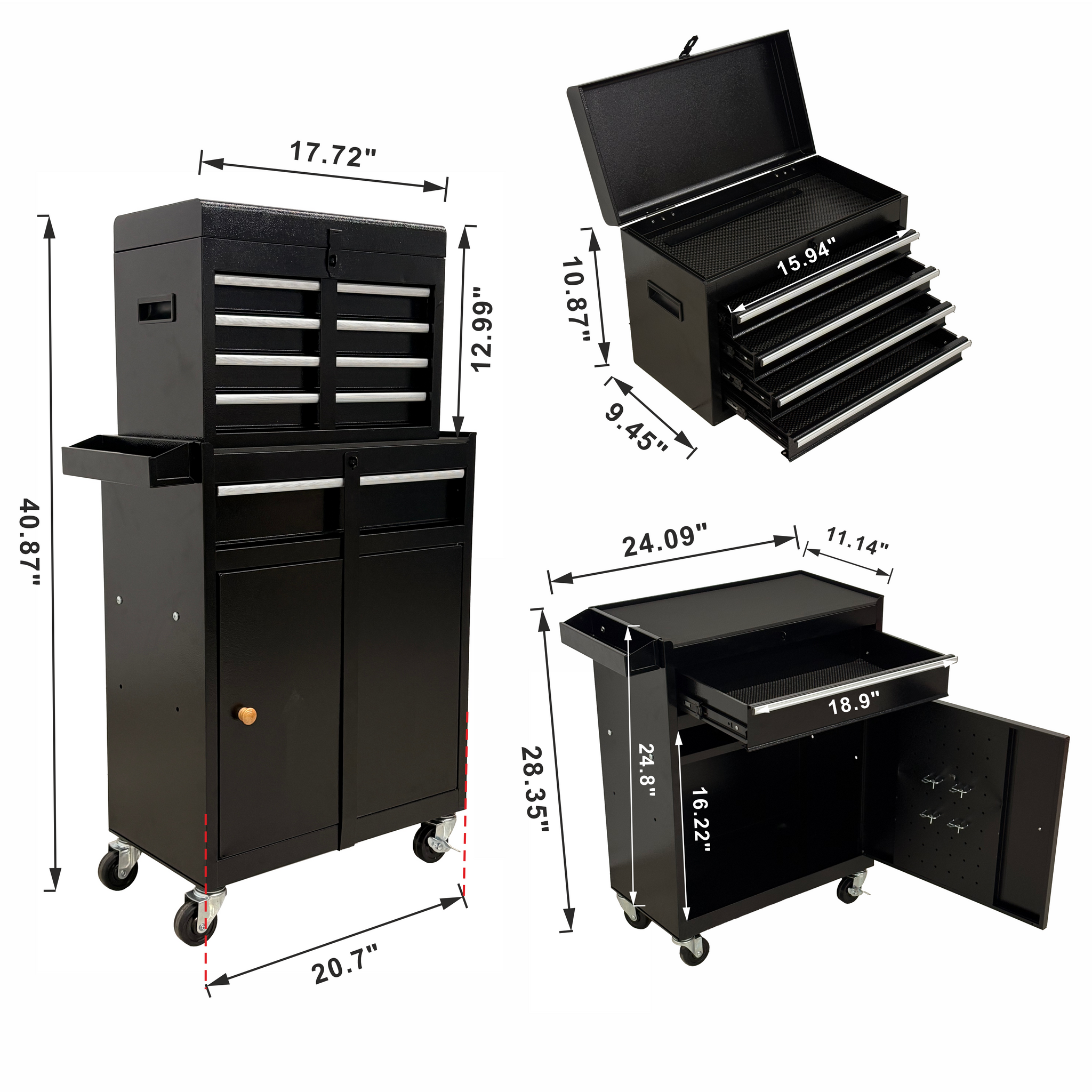 5-Drawer Rolling Tool Chest by HouseOfZazla