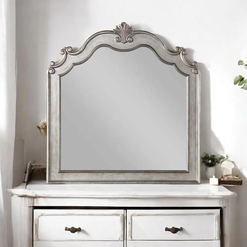 Esteban - Mirror - Antique Champagne by Unique Piece Furniture