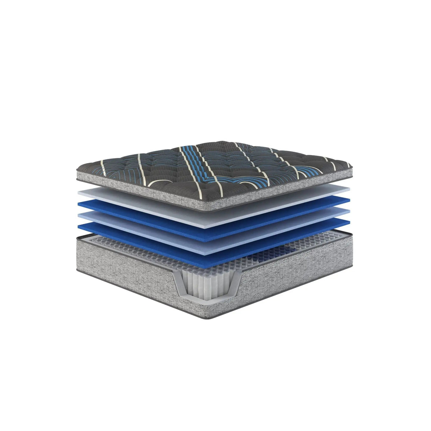 Comfort Care - 15" Euro Top Hybrid Mattress, Plush Comfort by HouseOfZazla