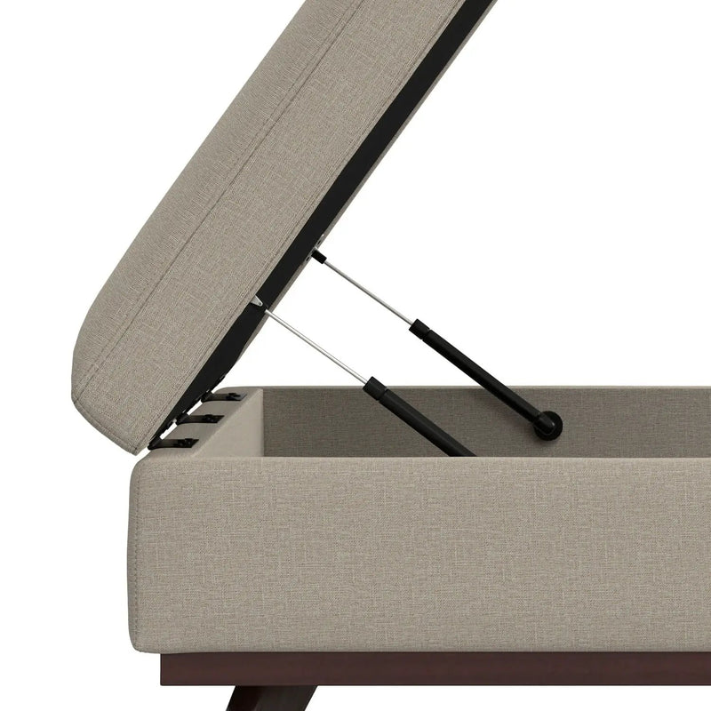 Owen - Multifunctional Square Coffee Table Storage Ottoman by HouseOfZazla