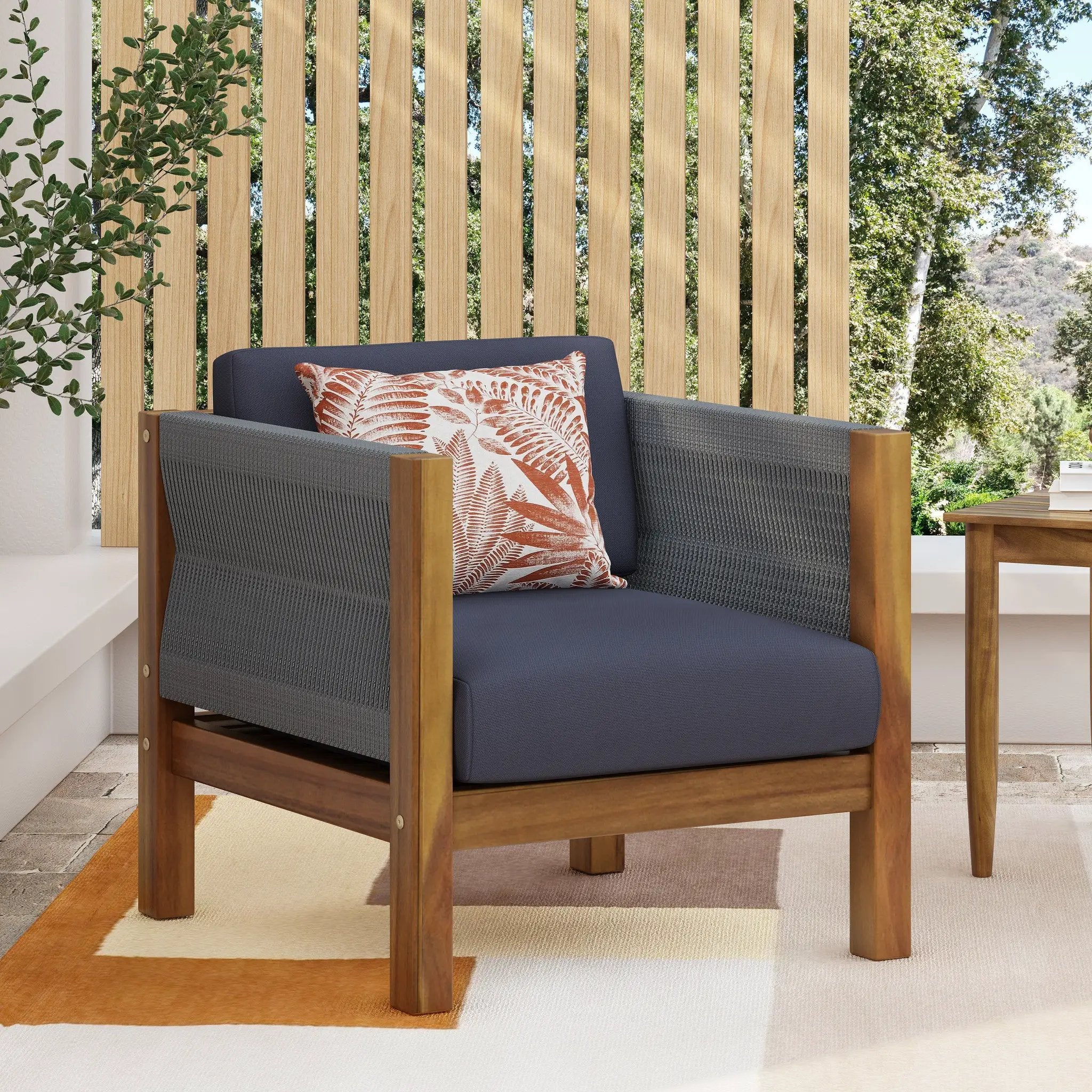Laurel Outdoor Club Chair Set of 2 by HouseOfZazla