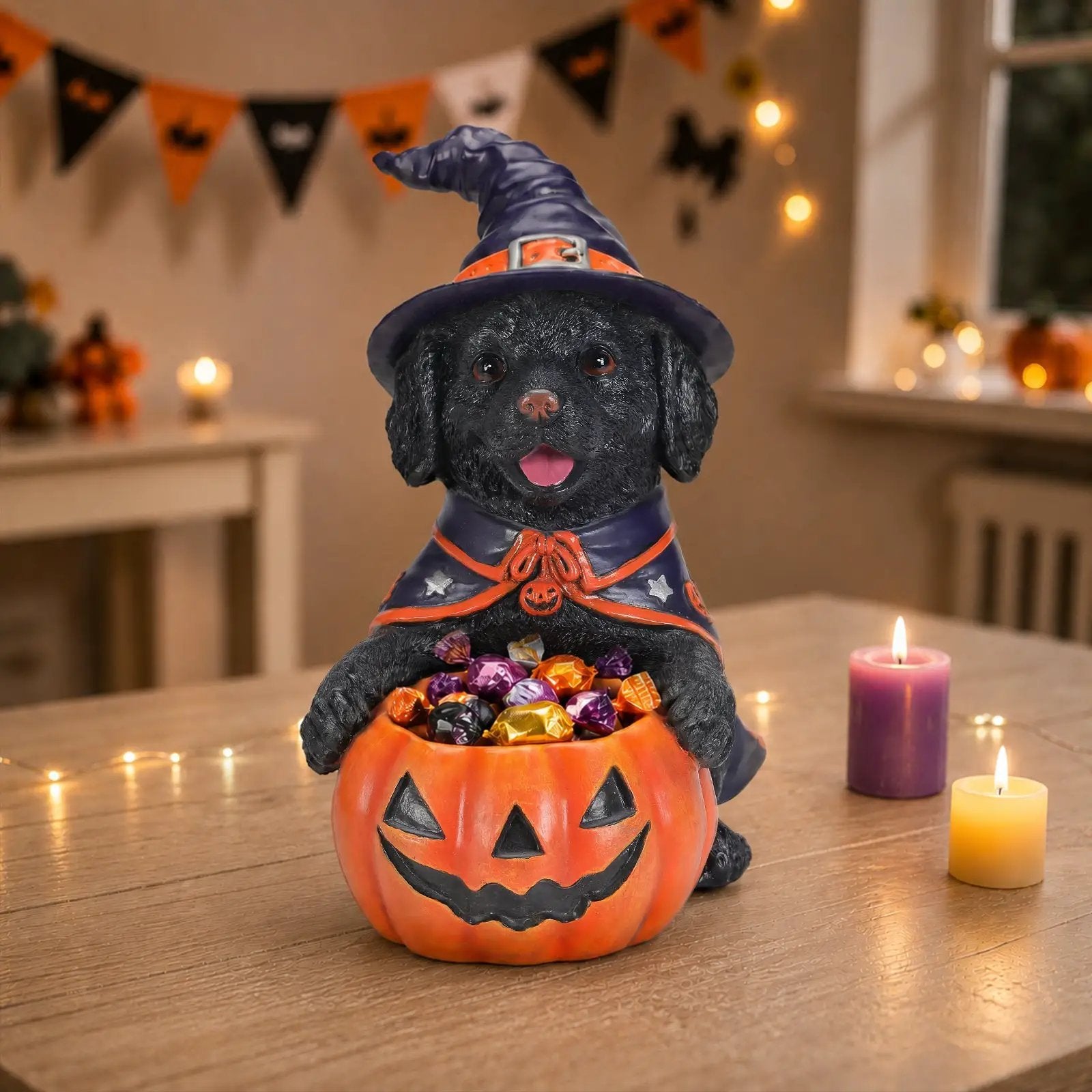 Halloween Labrador Puppy Statue by HouseOfZazla