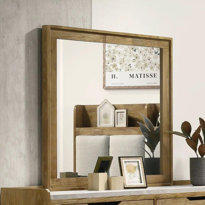 Garcia - Mirror - Light Brown by Unique Piece Furniture