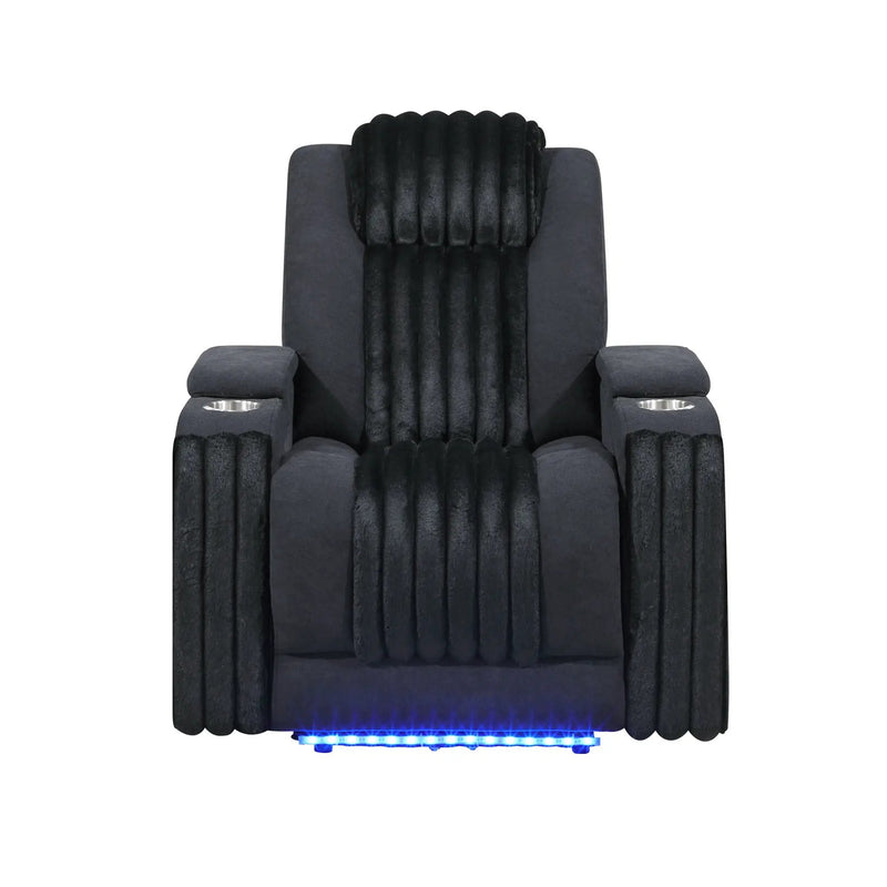 Duran - Power Reclining Set With Power Headrest by HouseOfZazla