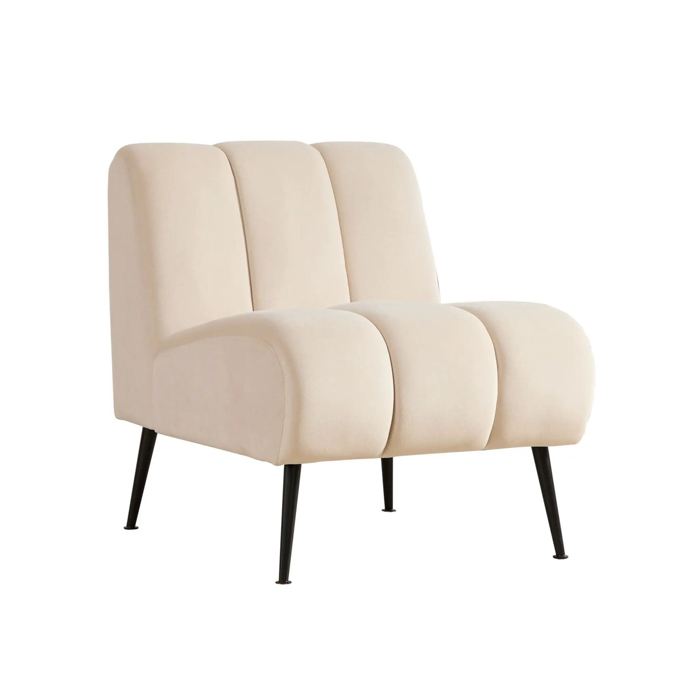 Upholstered Armless Chair For Living Room by HouseOfZazla