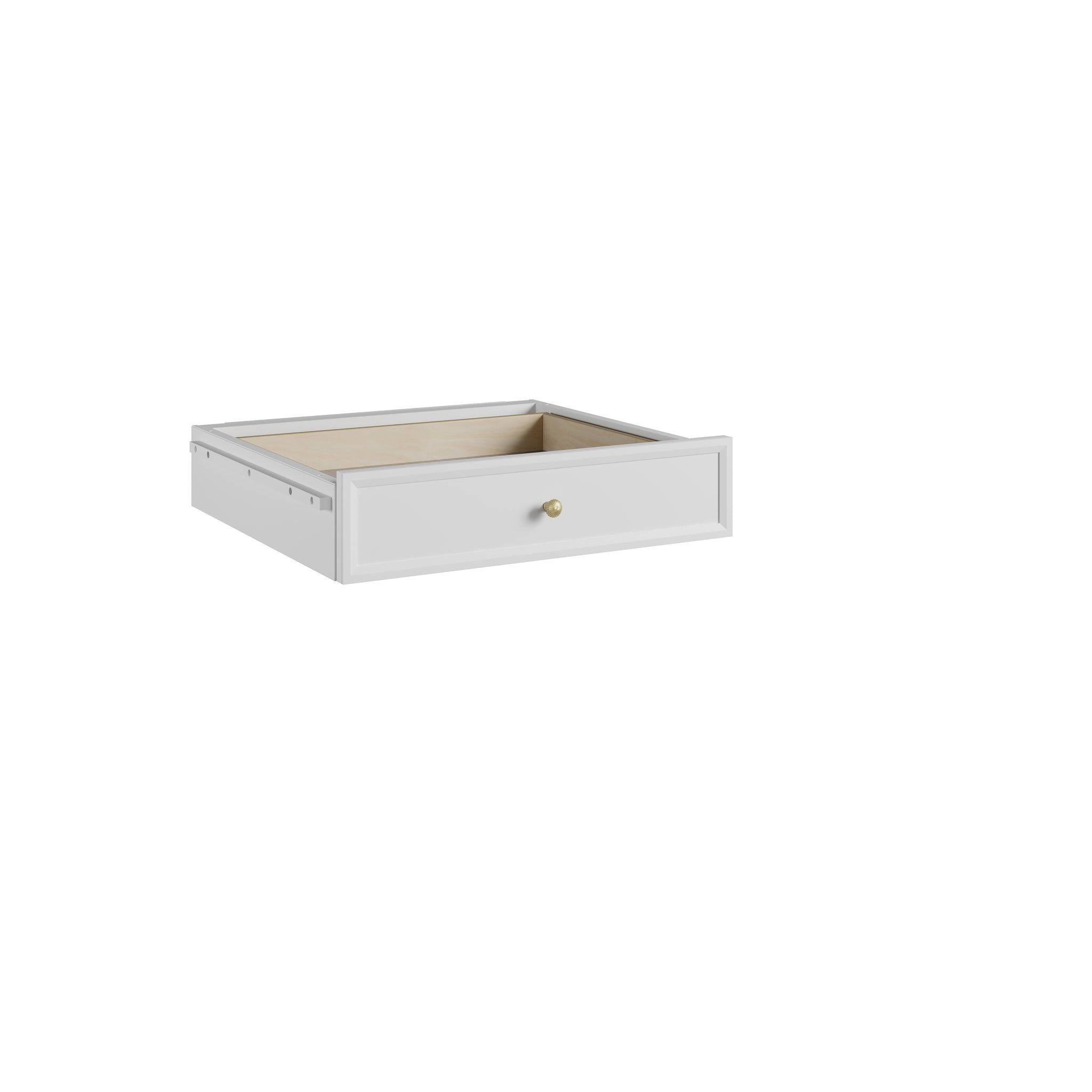 James Martin Bellshire 24" Drawer Unit, Bright White, cabinet without a countertop