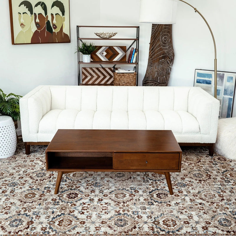 Caroline - Coffee Table - Walnut Brown by HouseOfZazla