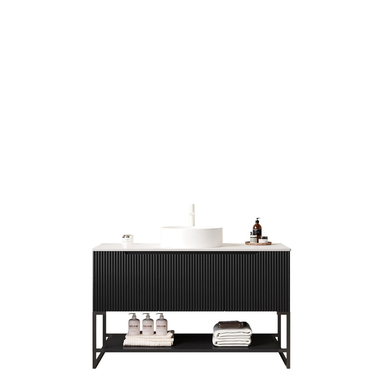Tulio 48" Bathroom Vanity with Sink and Storage Cabinet by HouseOfZazla