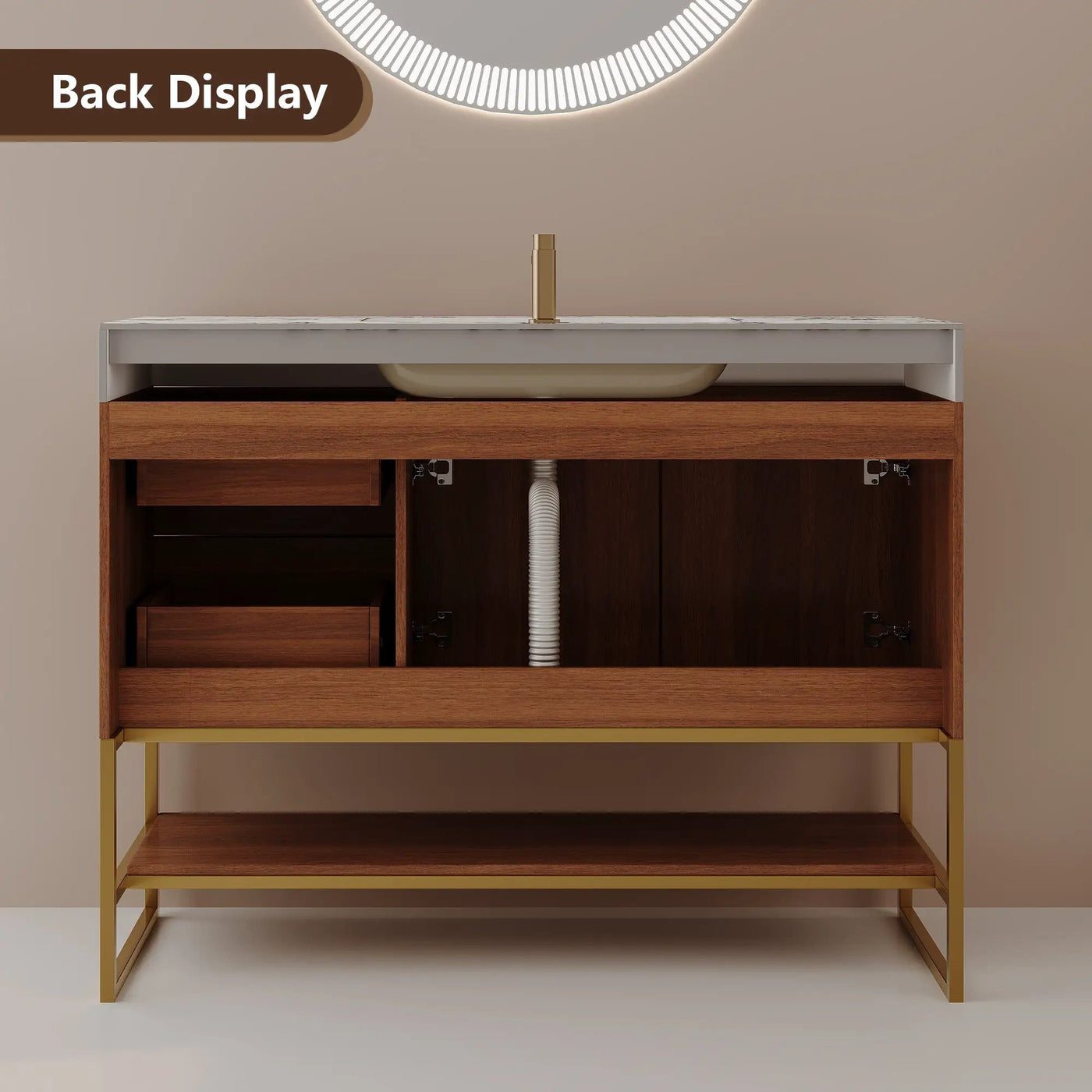 36" Modern Free-Standing Bathroom Vanity by HouseOfZazla